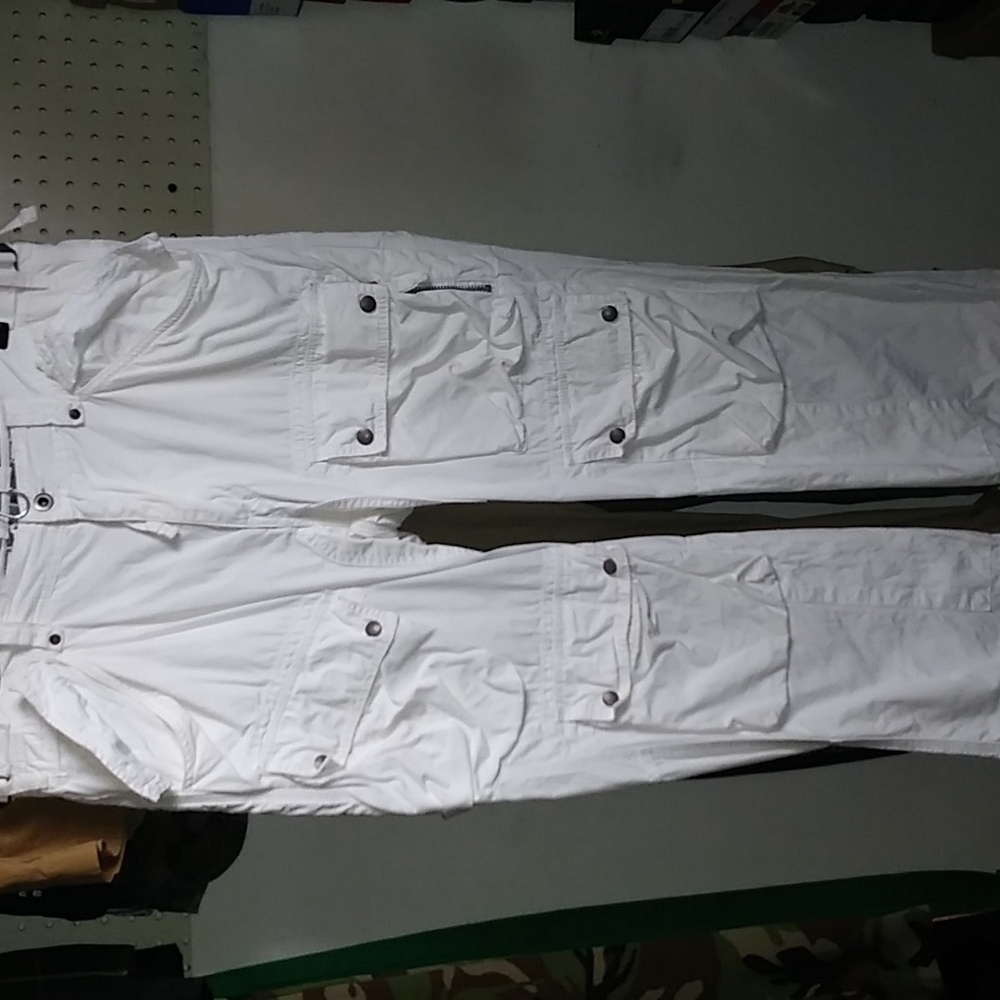 Polo Ralph Lauren Men’s Aviator Paratrooper Rare White Utility Cargo Pants-36x32 - Picture 3 of 10